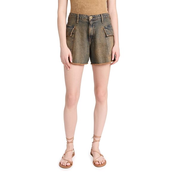 NSF Women's Irving Utility Cargo Shorts Mansfield Wash Tan 30